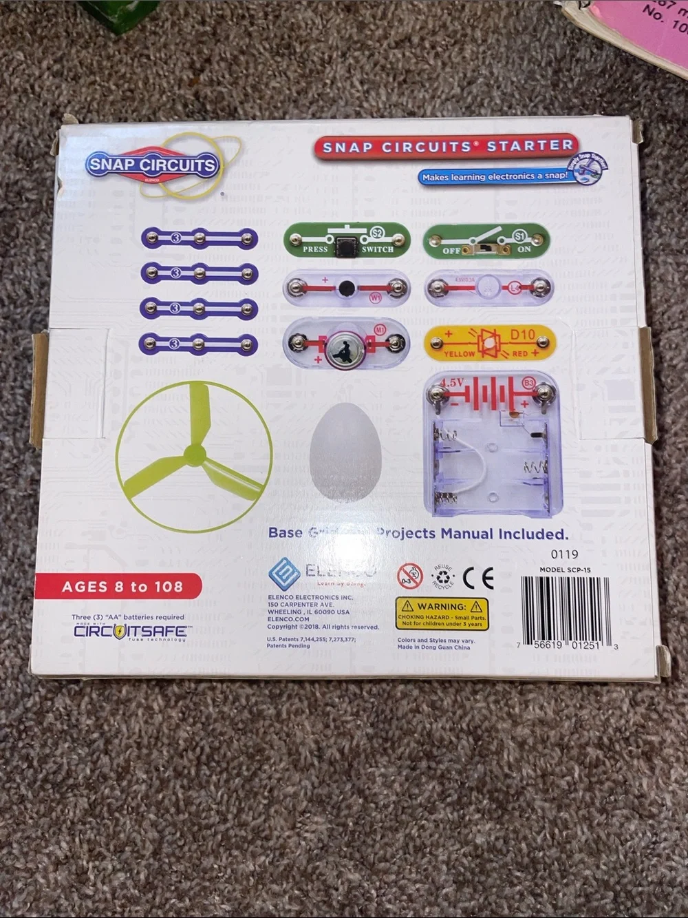 Snap circuits starter Kit - Blue and White